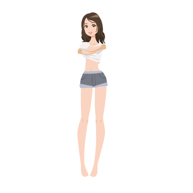 服を脱ぐ女性