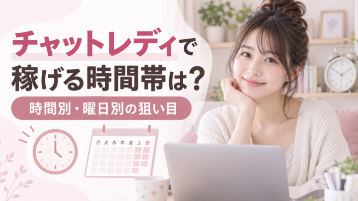 チャットレディ 稼げる時間帯